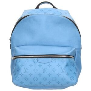 Louis Vuitton Discovery Backpack Monogram Leather Blue